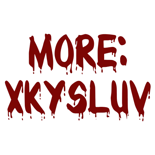 🩸 Эмодзи «Bloody font» для Telegram