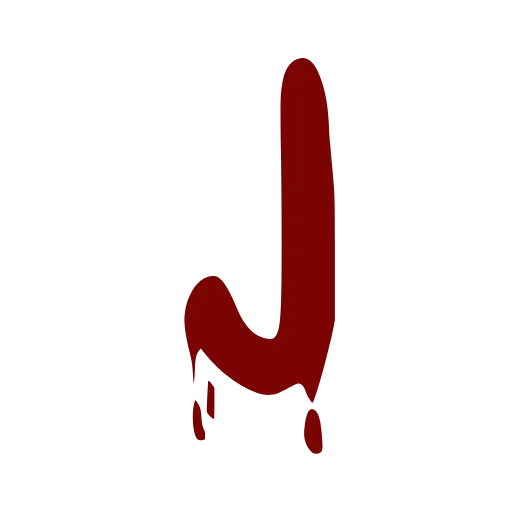🔠 Эмодзи «Bloody font» для Telegram