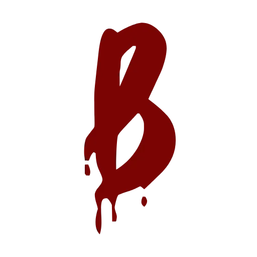 🔠 Эмодзи «Bloody font» для Telegram
