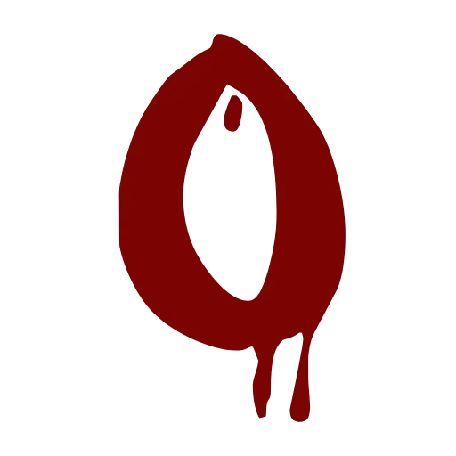 0️⃣ Эмодзи «Bloody font» для Telegram