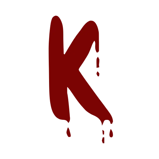 🔠 Эмодзи «Bloody font» для Telegram