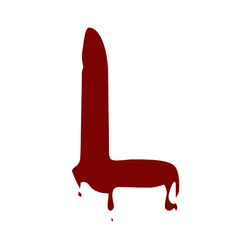 🔠 Эмодзи «Bloody font» для Telegram