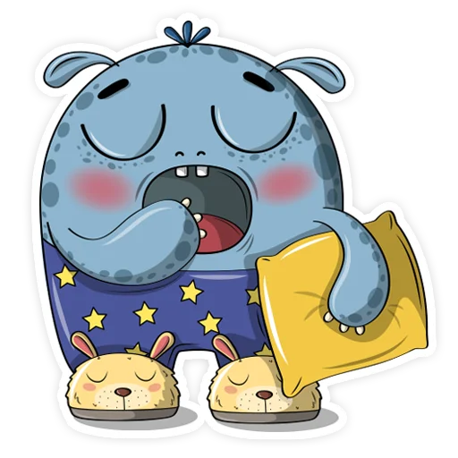 🥱 Стикер «Bloomik» для Telegram