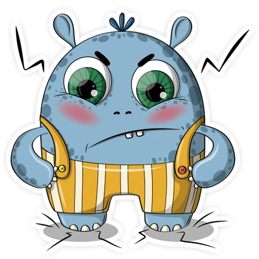 😠 Стикер «Bloomik» для Telegram