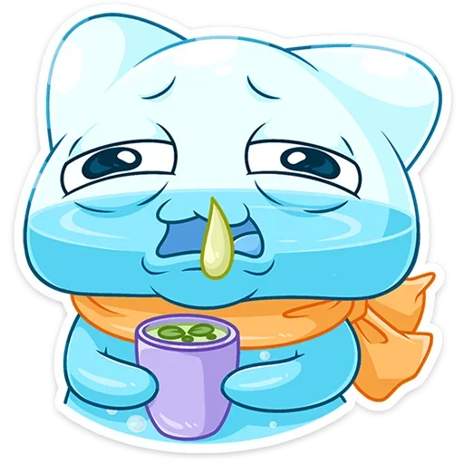 🤧 Стикер «Булькс 2» для Telegram