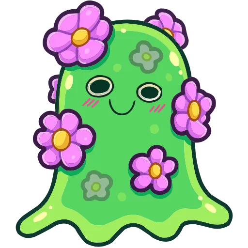 🌺 Эмодзи «Блупи» для Telegram