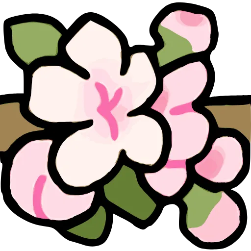 🫥 Эмодзи «blossom» для Telegram