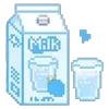 🥛 Эмодзи «Голубые» для Telegram