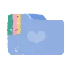 📁 Эмодзи «Голубые» для Telegram