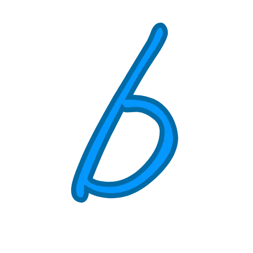 ❤️‍🩹 Эмодзи «Синие буквы» для Telegram