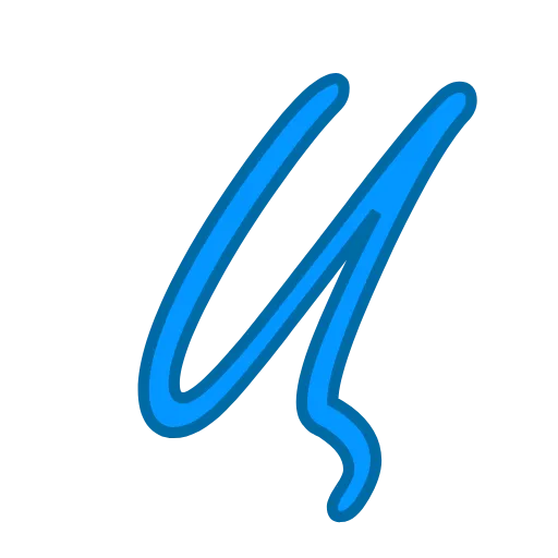 ☸️ Эмодзи «Синие буквы» для Telegram