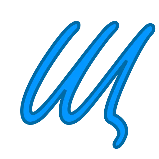 💛 Эмодзи «Синие буквы» для Telegram