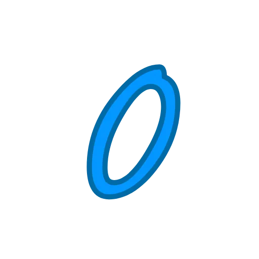 0️⃣ Эмодзи «Синие буквы» для Telegram