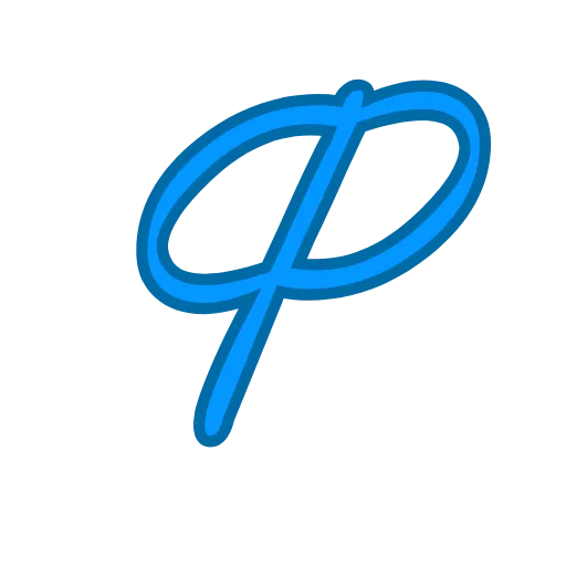 ❤️ Эмодзи «Синие буквы» для Telegram