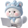 💻 Эмодзи «Синий мишка» для Telegram