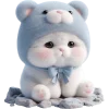🥺 Эмодзи «Синий мишка» для Telegram