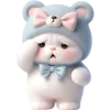 😞 Эмодзи «Синий мишка» для Telegram