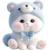 ☺️ Эмодзи «Синий мишка» для Telegram