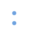 🩵 Эмодзи «Простые синие буквы и иконки» для Telegram