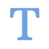 🩵 Эмодзи «Простые синие буквы и иконки» для Telegram