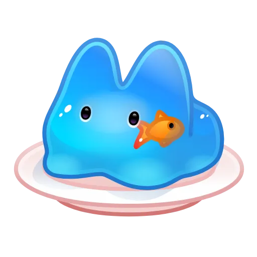 Стикерпак Blue для Telegram