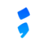 ♌ Эмодзи «Буквы в синем градиенте» для Telegram