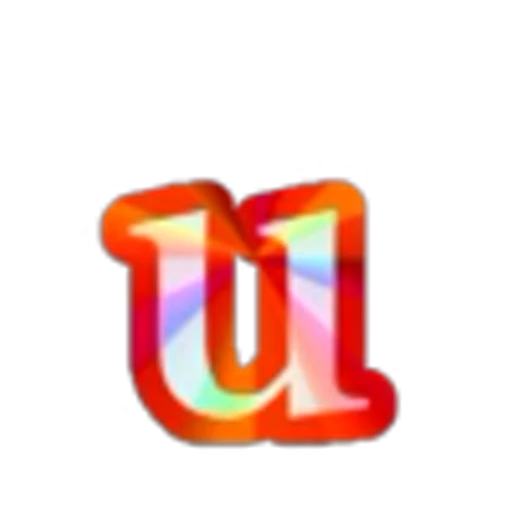🔡 Эмодзи «Blue Rainbow Font» для Telegram