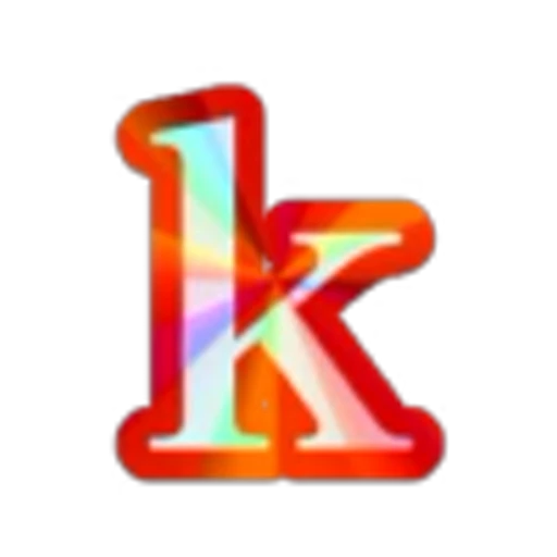 🔡 Эмодзи «Blue Rainbow Font» для Telegram