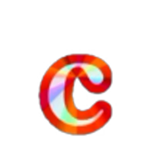 🔡 Эмодзи «Blue Rainbow Font» для Telegram