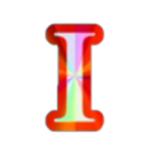 🔠 Эмодзи «Blue Rainbow Font» для Telegram
