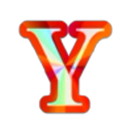 🔠 Эмодзи «Blue Rainbow Font» для Telegram