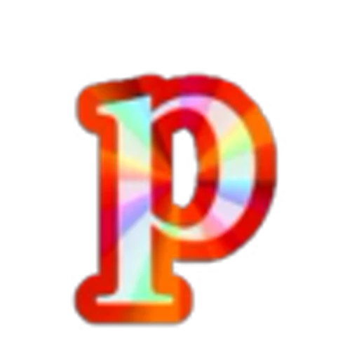 🔡 Эмодзи «Blue Rainbow Font» для Telegram