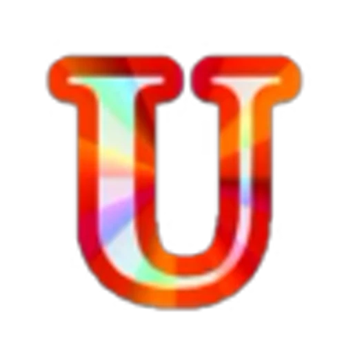 🔠 Эмодзи «Blue Rainbow Font» для Telegram