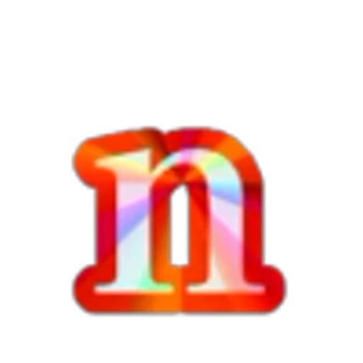 🔡 Эмодзи «Blue Rainbow Font» для Telegram