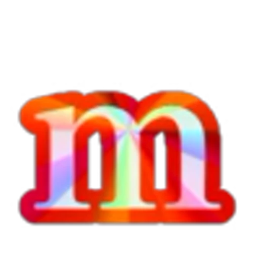 🔡 Эмодзи «Blue Rainbow Font» для Telegram