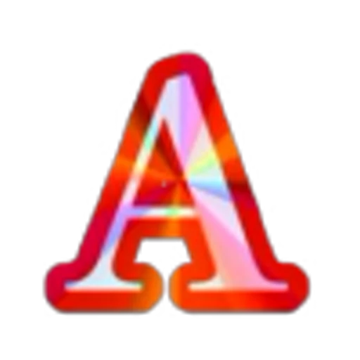 Стикерпак Blue Rainbow Font для Telegram