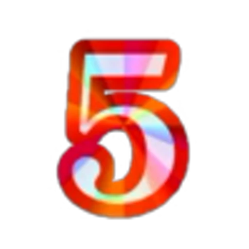 5️⃣ Эмодзи «Blue Rainbow Font» для Telegram