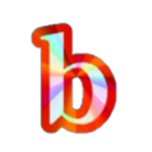 🔡 Эмодзи «Blue Rainbow Font» для Telegram