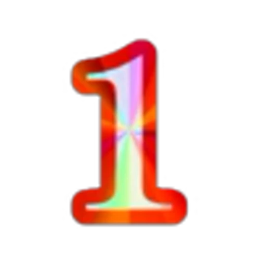 1️⃣ Эмодзи «Blue Rainbow Font» для Telegram