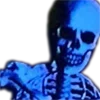 💀 Эмодзи «Blue &amp; Black #color #blue» для Telegram