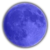 🌑 Эмодзи «Blue &amp; Black #color #blue» для Telegram