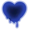 💙 Эмодзи «Blue &amp; Black #color #blue» для Telegram