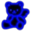 🧸 Эмодзи «Blue &amp; Black #color #blue» для Telegram
