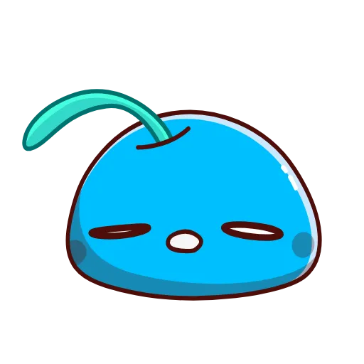 😴 Стикер «Голубые черешни» для Telegram
