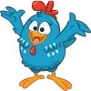🐔 Эмодзи «Синий» для Telegram
