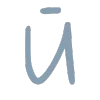 💙 Эмодзи «Серые буквы» для Telegram