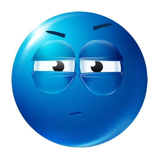 Стикерпак blue emotes для Telegram — скачать