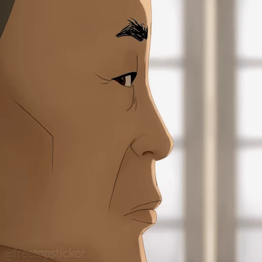 🙅‍♂️ Стикер «Blue Eye Samurai» для Telegram