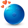 🤩 Эмодзи «Blue Face Emoji» для Telegram