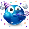 🤩 Эмодзи «Blue Face Emoji» для Telegram